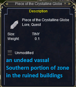 Piece of the Crystalline Globe Gem